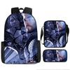 Printed Avengers The Backpack Set Oxford Fabric Pencil Case Essentials School