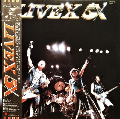LP Record 5X  Live X WTP80151PROMO EASTWORLD 1982 Japan Metal Used