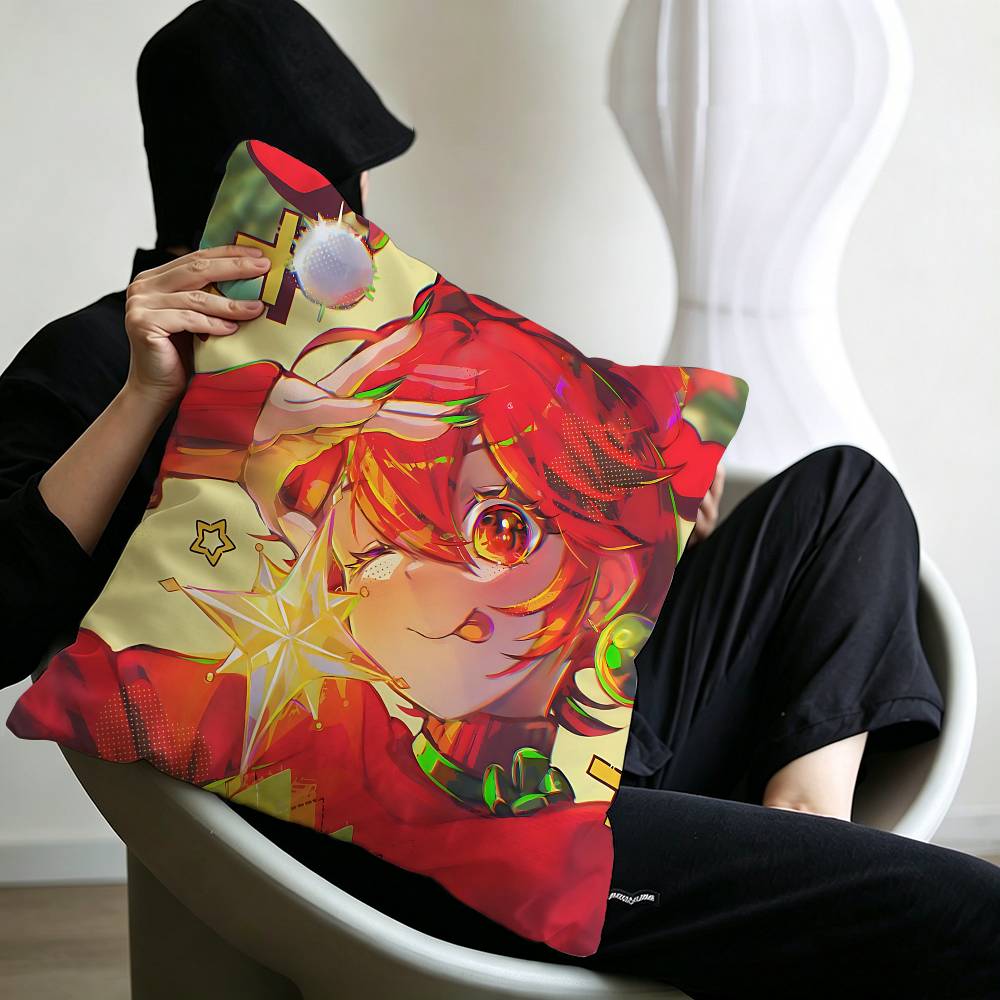 Popular Virtual Singer Kasane Teto Anime Pillow Gift Home Office Decoration Bedroom Sofa Car Cushion Cover case x