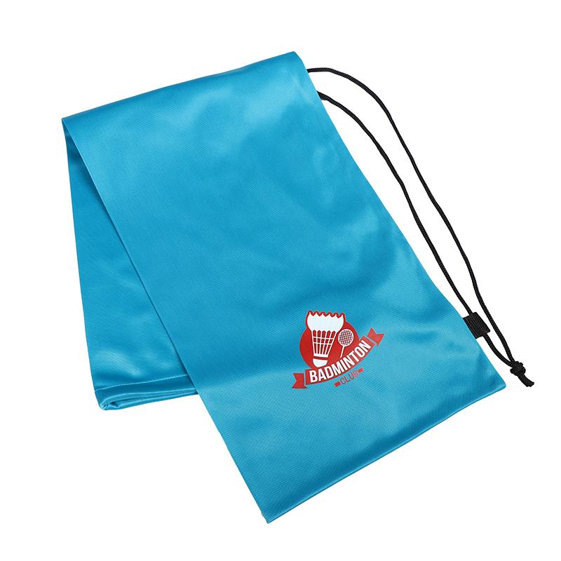 Badminton Racket Velvet Bag Soft Storage Bag Drawstring Pocket Portable Racket Protective Cover Sport Supplies
