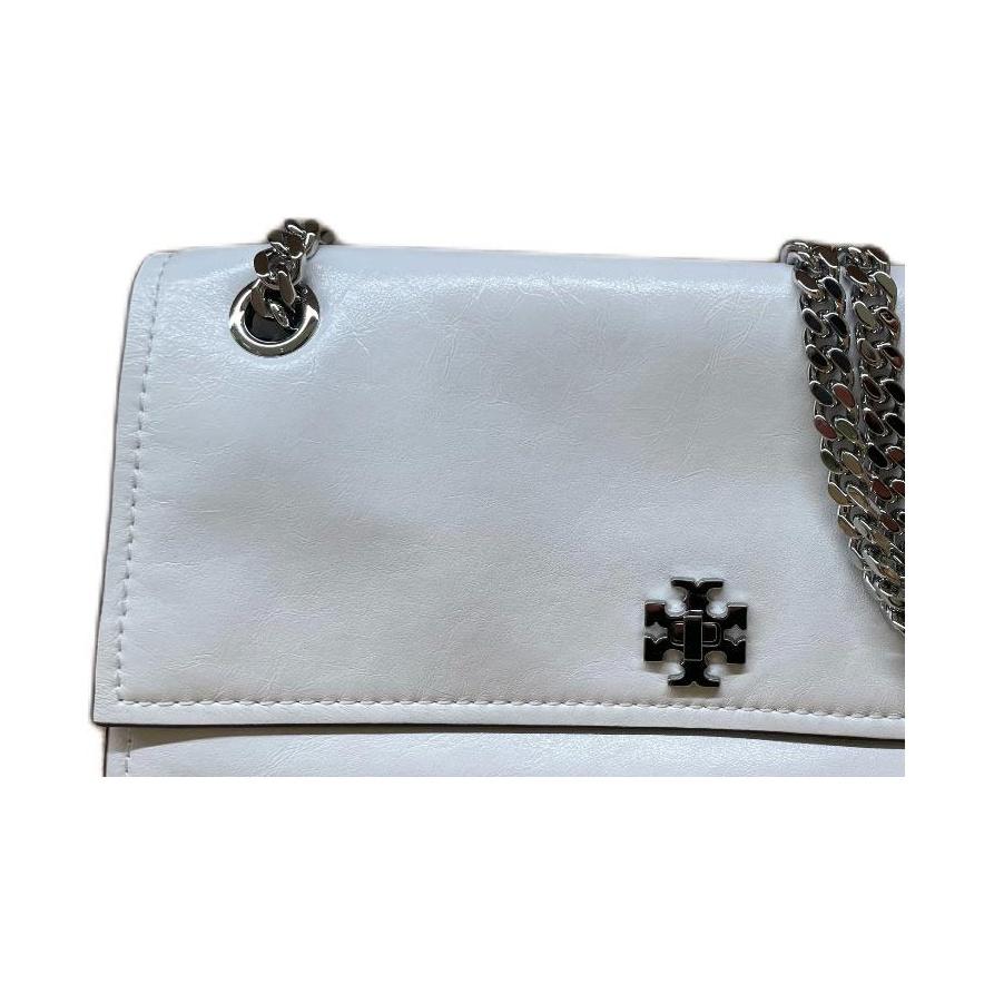 Tory Burch Kira Logo Leather Shoulder Bag Women shoulder bag White 167058-100