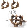 Magic Baffling Disentanglement Puzzles 3PCS Metal Brain Teasers IQ Logic Test Educaational Problem Solve Toys Kids Teens