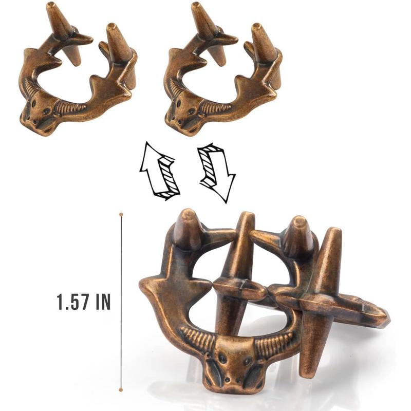 Magic Baffling Disentanglement Puzzles 3PCS Metal Brain Teasers IQ Logic Test Educaational Problem Solve Toys Kids Teens