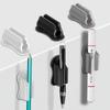 Creative Self-Adhesive Pencil Holder Pen Rack Anti-Lost Anti-Fall Storage Clip For Ballpoint Gel Pen Marker Office Desk Access