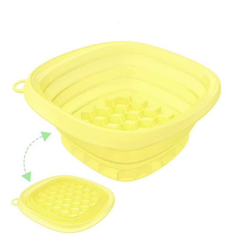Face Ice Bath Bowl For Facials Plunge Dipping Face Folding Ice Facials Washbasin Facials Skin Cares Tool For Home Travel