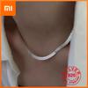 BF CLUB 925er Sterling Silber Halskette für Damen Schlangenkette Verlobung Feiner Schmuck Hochzeitsfeier Geburtstagsgeschenk