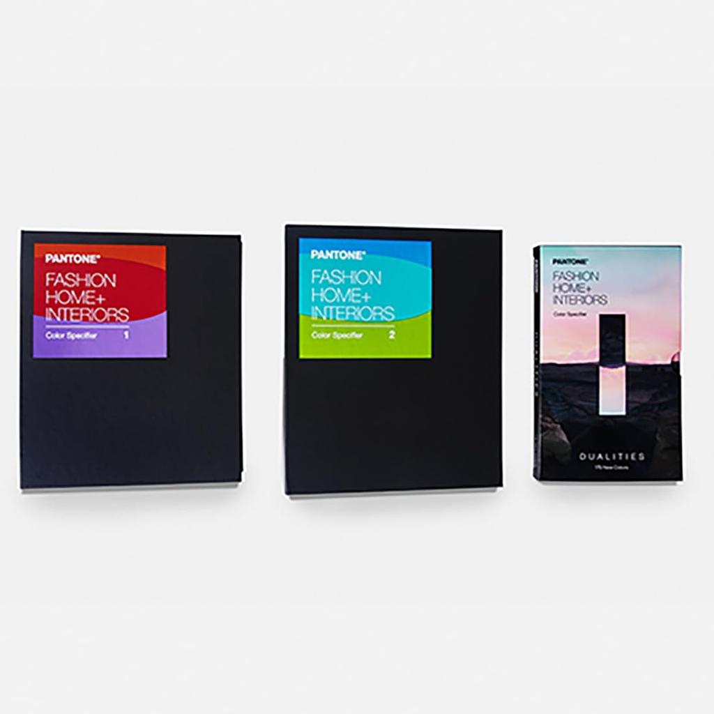 Mostră de culoare PANTONE Ghid de specificare a culorilor pentru interiorul casei Culori noi Ediție extinsă FHIP230C Modă, + & + (Dualități) (Set de 3 cărți)
