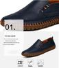 Herren Übergröße Formelle Leder Slipper Loafers - Grenzüberschreitende Lässige Rindsleder Slipper