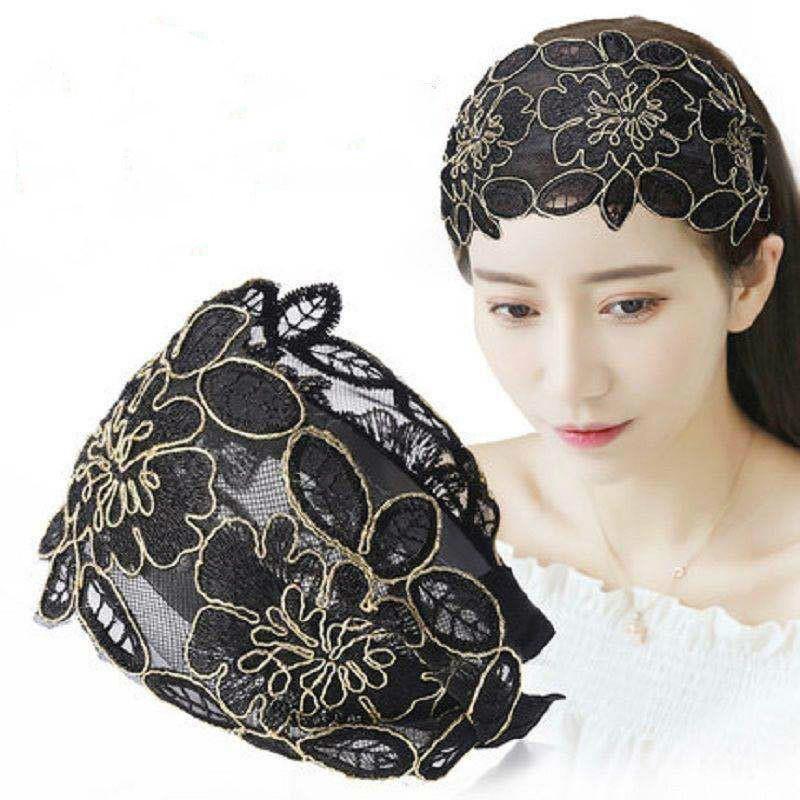Women Fashion Elegant Cloth Knotting Fashion Leaves Wide Hairband Headband Hair Accessories Hair Ring