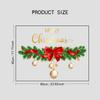 45cm*60cm Window Sticker Christmas Decorative Door Sticker for Christmas Party Static Cling Removable Home Decor Holiday Gifts