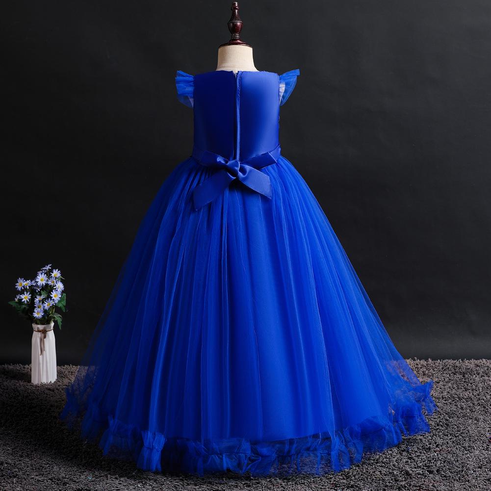 Children's Tulle Embroidered Princess Party Dress