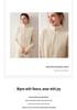 Women's Cable Knit Cashmere Cardigan - Solid Color, Stand Collar, Zipper Closure, Autumn/Winter Casual Style Sweater