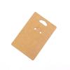 50PCS Black White Keyring Display Cards Dualsides Blank Jewelry Holder  Key Chains