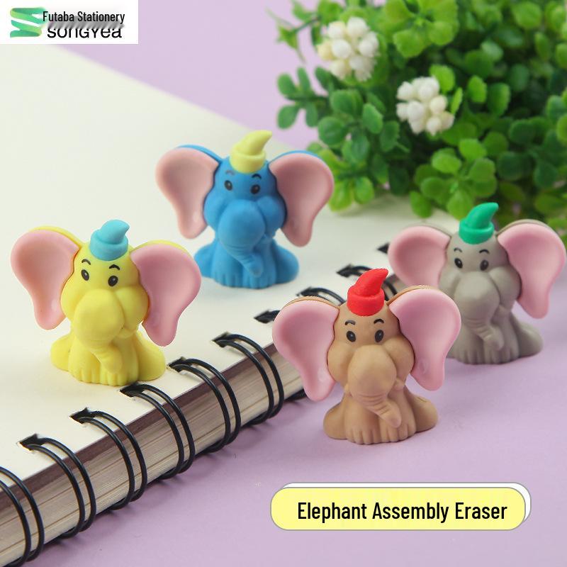 Cartoon-Puppen-Radiergummi-Stempel: 36 Stück - Perfektes Geschenk für Kinder und Schülerpreise