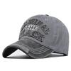 Cotton Cap Baseball Vintage Neutral Gender Women  Men For Hats Casual 3D Black Letter Embroidered Stitching Outdoor Sports Dropshipping