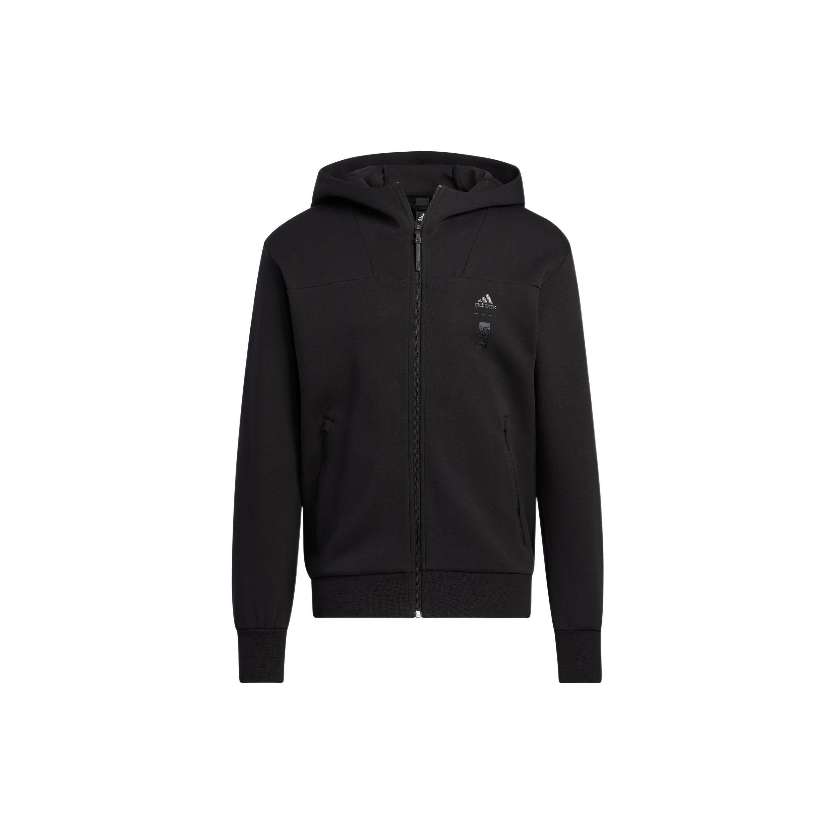 adidas Wuji Series Sportswear Casual Hooded Jacket  Black  Men s HN8978 S