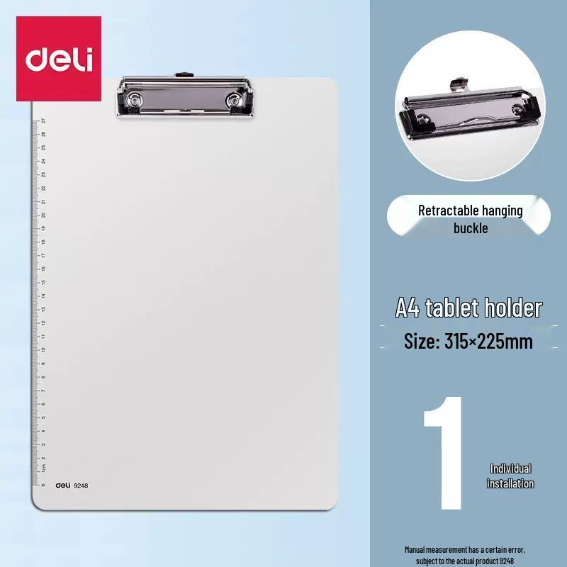 Deli 9248 A4 Vertical Menu Clipboard with Writing Pad