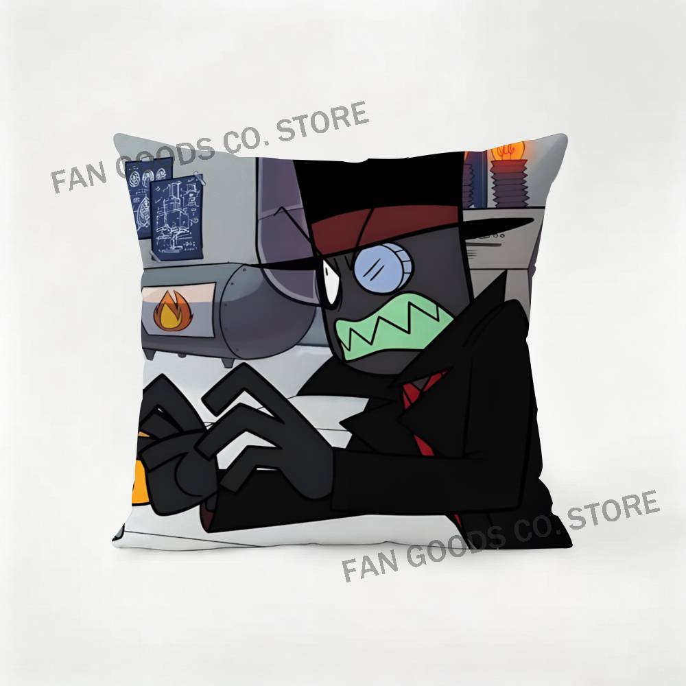 Black Flug Slys Hat Villainous Laser Pillow Case Ultra Soft Skin Friendly Fabric Cloud Like Comfort Concealed Zipper