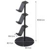 Yamazaki Game Controller Rack Black, Approx. W17xD17xH38.5cm, Charging Compatible, 5089