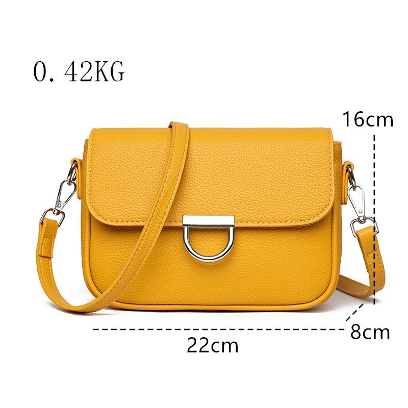 100% Genuine Leather Handbag Fashion Solid Color Female Shoulder Crossbody Bag Women bags Designer Cowhide Ladies Tote Bags