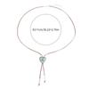 Damen Coole Choker Kreuzanhänger Halsband Schlüsselbeinkette Choker Bolo Tie Lariat Stil Kragen Schmuck