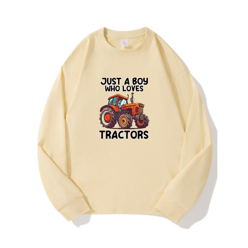 

Тракторная осенняя одежда с длинными рукавами из чистого хлопка, новый мужской и женский топ, весенний внутренний слой, базовая рубашка, футболка с круглым вырезом и длинными рукавами XXL бежевый