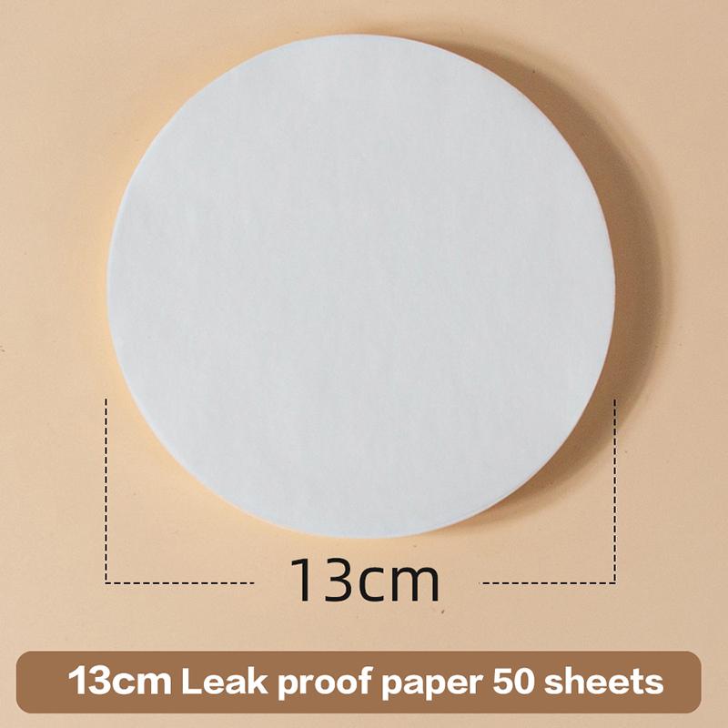 

50/500 шт. Герметичний паперовий стаканчик для напоїв Герметичний круглий кавовий стаканчик Паперовий стаканчик для кави на винос Кришка для кави Захисна прокладка від проливання кави