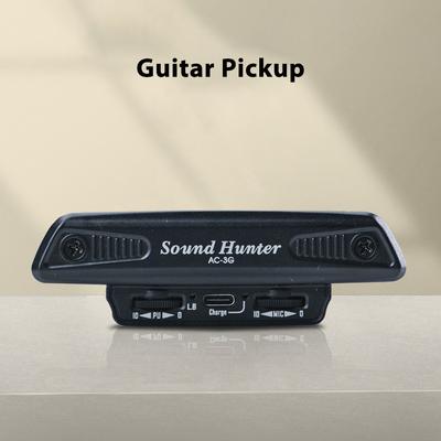 Sound Hunter Guitar Pickup Wooden Guitar Sound Hole Vibration Pickup Active Pickup System Dual Coil