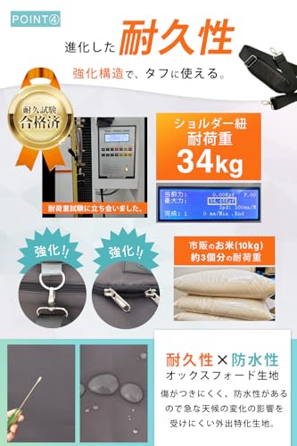 5-Way Boston Bag (Featured in Rurubu Books) with Large Waterproof Pockets, 30L Capacity, and Lightweight Design. Perfect for Sports, Travel, and Carry