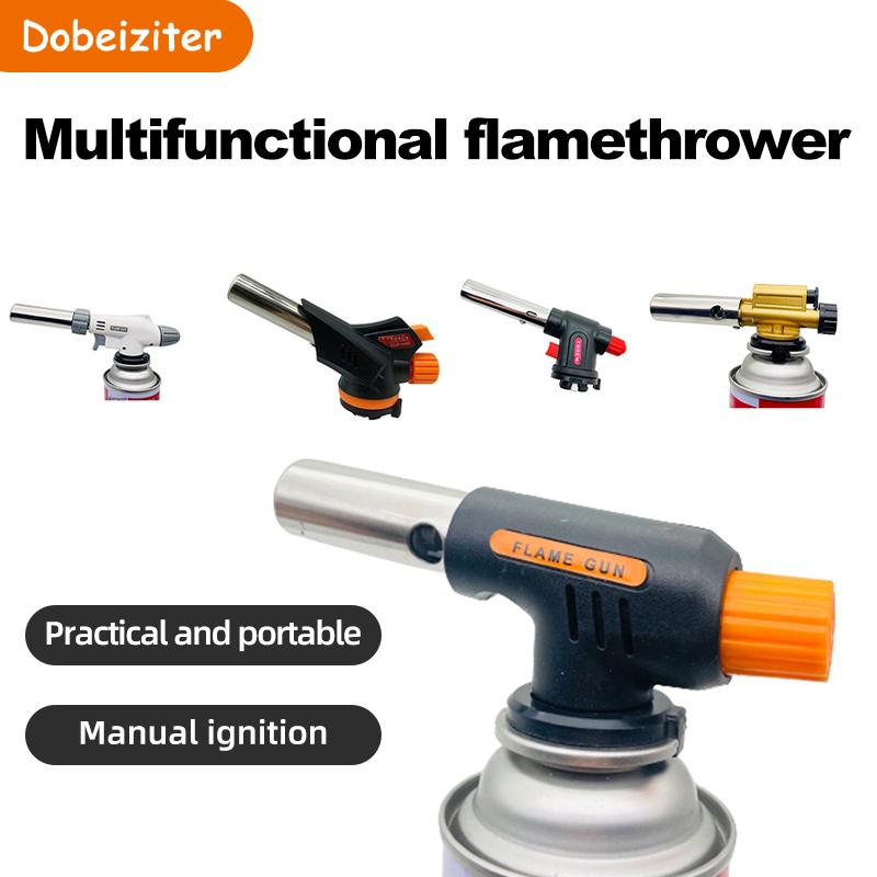 Torch Barbecue Burner Camping BBQ Desserts Soldering Cooking Heating Tool Portable Butane Gas Welding Burner Lighter Adjustable