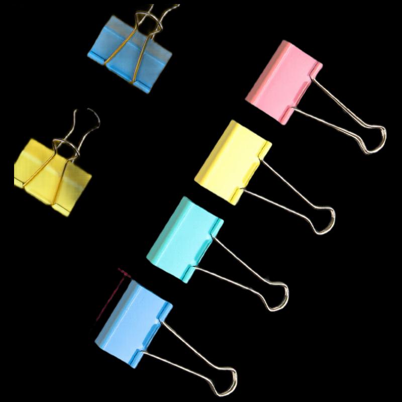 Deli 8554ES 25mm Assorted Color Binder Clips