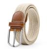 Multi-Color Elastic Needle Buckle Leather Belt – Men's Casual Fashion Accessory
