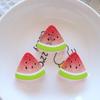 10Pcs Mini Kawaii Cute Watermelon Fruit Flat Back Cabochons Scrapbook Diy Party Hairpin Accessories Home Decoration Craft