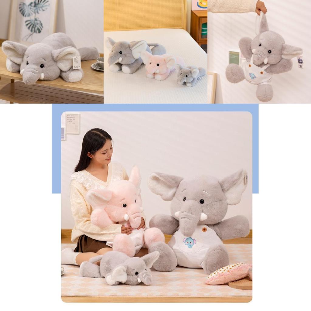 Schattig Olifanten Pluche Speelgoed Voor Kinderen Zacht Knuffeldier Pop Perfect Voor Verjaardagen