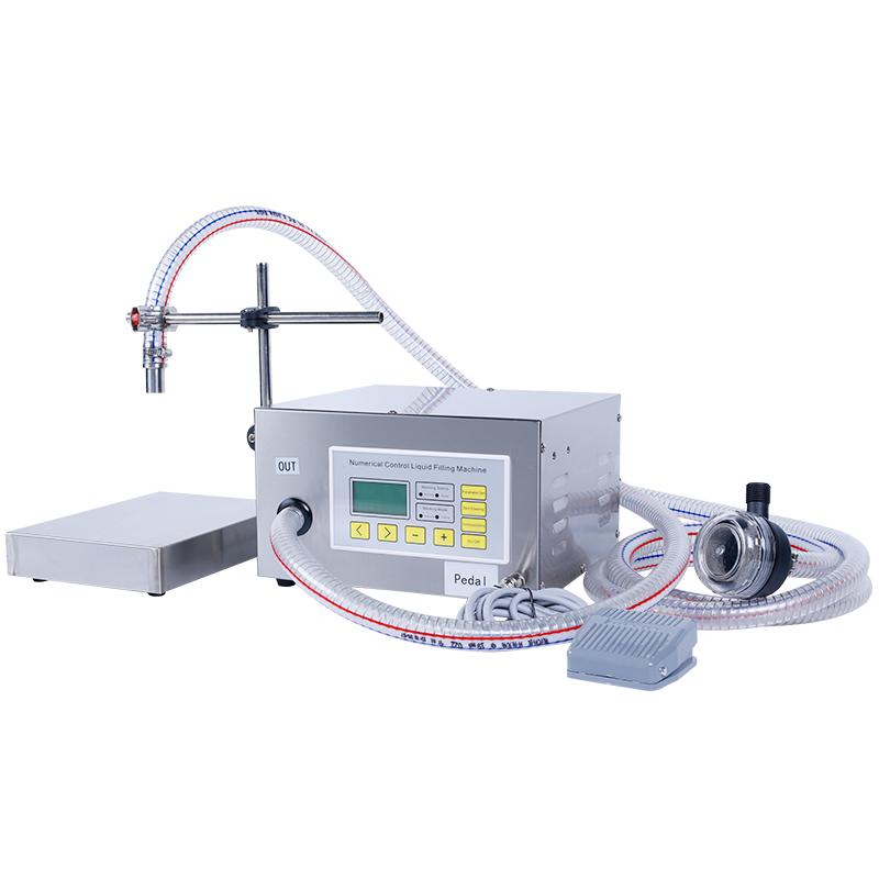 ZONESUN ZS-DP621W Semi automatic Liquid Weighing and Filling Machine Edible Oil Milk  Diaphragm Pump Water Bottle Filler 110 volts