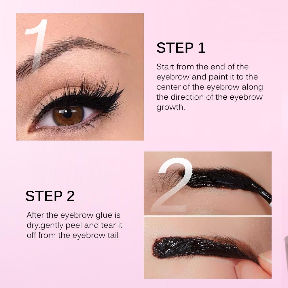 Kiss beauty semi-permanent tear eyebrow dye cream waterproof and sweat-proof natural long-lasting eyebrow cream