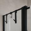 Stainless Steel Over Glass Door Shower Door Back Shower S-Shape Towel Hooks Bathroom Bathrobe Hanger Holder Rack