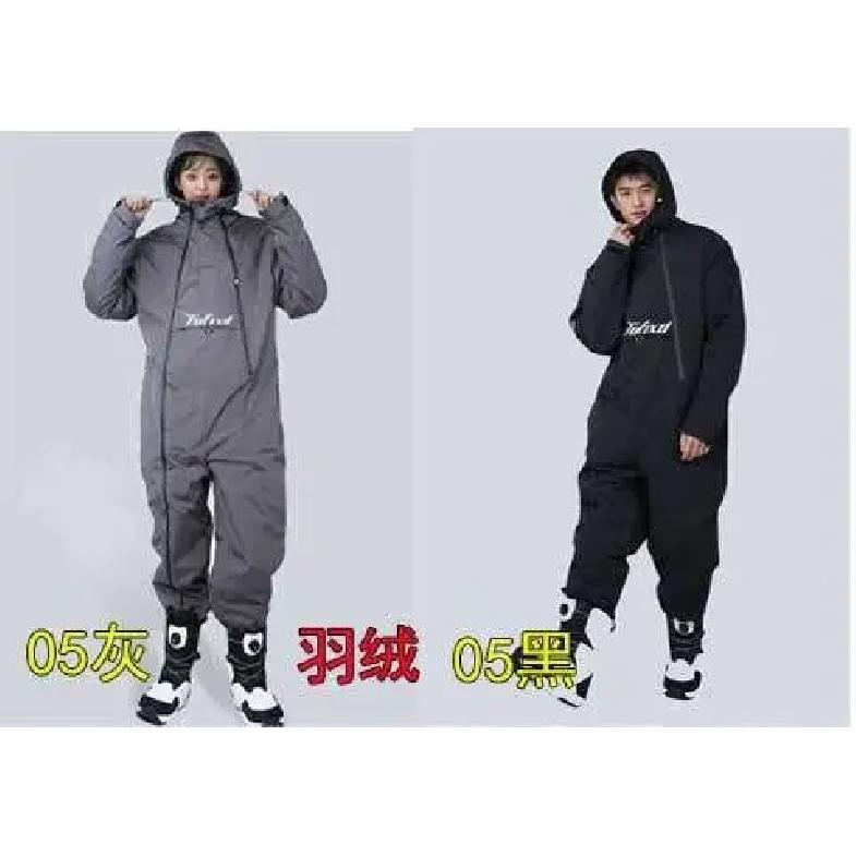 Tuta Intera Invernale Impermeabile Antivento per Moto Abbigliamento Anti-freddo Imbottita Calda Tuta da Neve per uomo e donna Outdoor