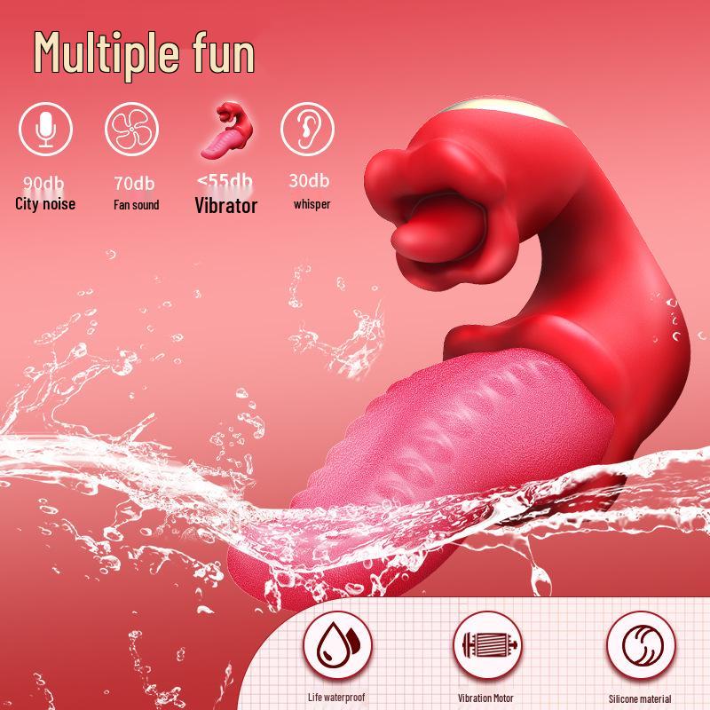 Wonderful Women's Fish Vibrator: Silent Tongue Licking for G-Spot & Genital Stimulation, Ideal for Masturbation & Pleasure