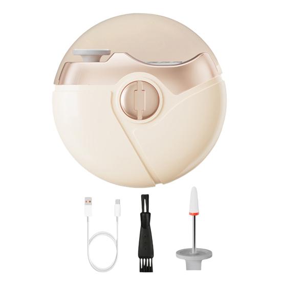 

Багатофункціональний електричний кусачки для нігтів 2-в-1 для дітей, дорослих, літніх людей, автоматичний тример для нігтів, 2 швидкості, дитяча манікюрна шліфувальна пилка, різак для нігтів на пальцях рук B бежевий