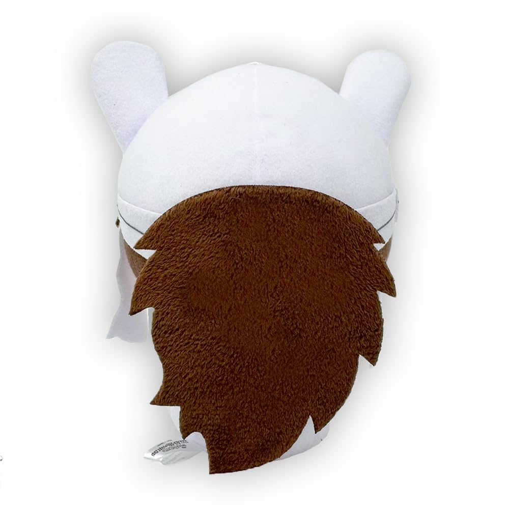 Nintama Rantaro the Movie: Dokutake Ninja Corps' Strongest Strategist Mochipiko Plush Toy IV, Approx. 15cm, with Toy Diamond (Amaki (White Clothes))