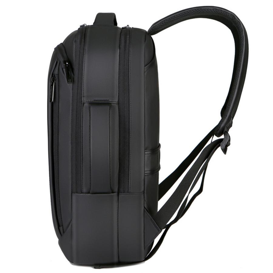 USB Charging School Backpack Waterproof Oxford 15.6 Inch Laptop Backpacks for Travel Business Office Computer Men Rucksack Black