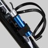 Mini Aluminum Alloy Bicycle Pump Portable Silver Pump Road Mountain Bike Pump Riding Tire Filling Pump Riding Equipment Outdoor