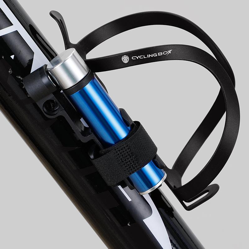 Mini Aluminum Alloy Bicycle Pump Portable Silver Pump Road Mountain Bike Pump Riding Tire Filling Pump Riding Equipment Outdoor