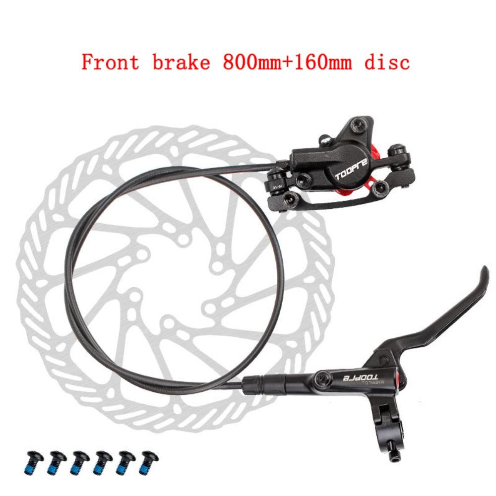 Universal MTB Oil Disc Brake Left Right BL BR MTB E-bike Disc Brake Set Kit Active Lock Ring Hydraulic Pulling Brake System