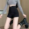 Women's Korean Style High-waisted Leggings for Autumn and Winter New Style Plush Small A-line Shorts