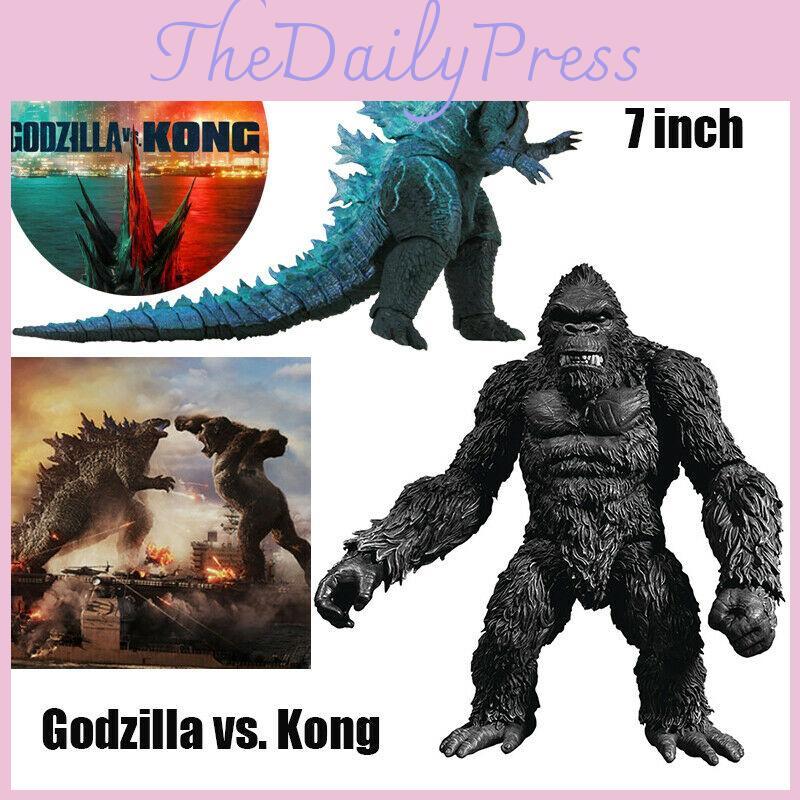 Vibrant Godzilla Vs King Kong 7-inch Pvc Figurine With Movable Joints For Dynamic Displays