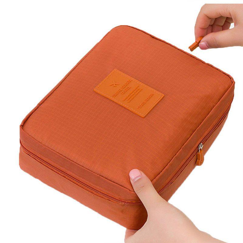Storage Makeup Bag Toiletry Case Hanging Wash Pouch Cosmetic Travel Organizer