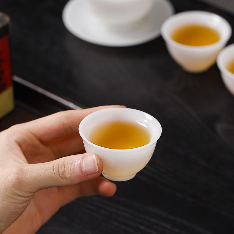 Chaxun Ice Jade Porcelain Flaring Rim Teacups