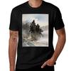 Viaggiare al chiaro di luna (Opera d'arte giapponese restaurata) T-shirt Top Traspirante